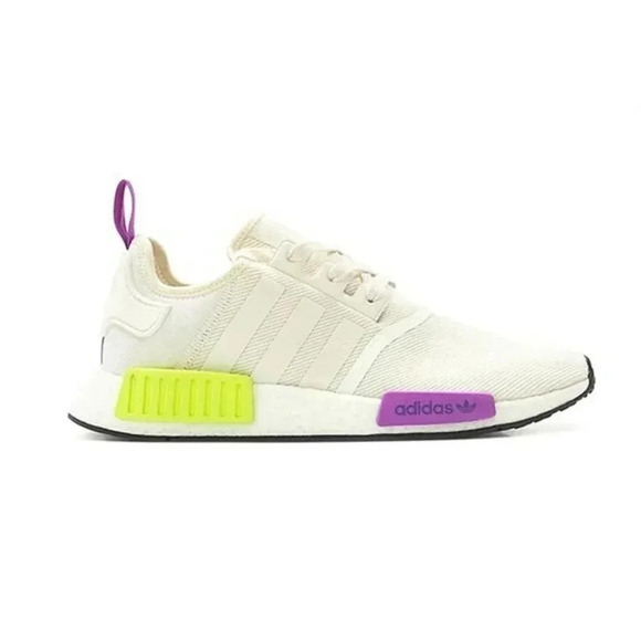 Adidas NMD_R1 Chalk White Semi Solar Men Sneakers Size‎ 9.5 - Picture 9 of 10